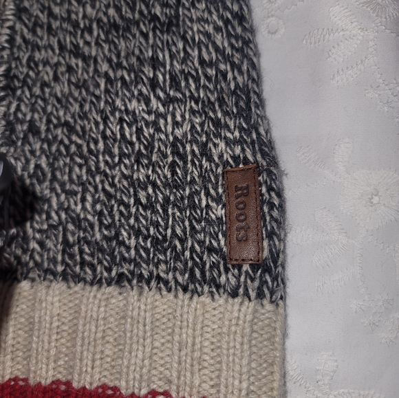 Roots Cabin Shawl cardigan sweater sz large gender free - Picture 3 of 3